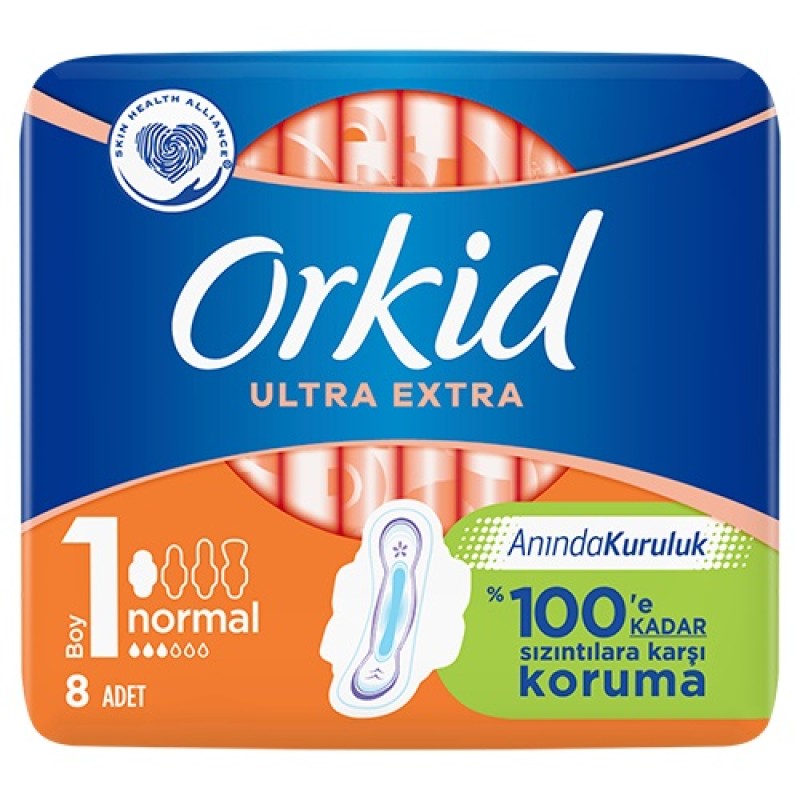 Orkid Ultra Extra Normal Boy 1 Hijyenik Ped 8'li Orkid Ultra Extra Normal Boy 1 Hijyenik Ped 8'li