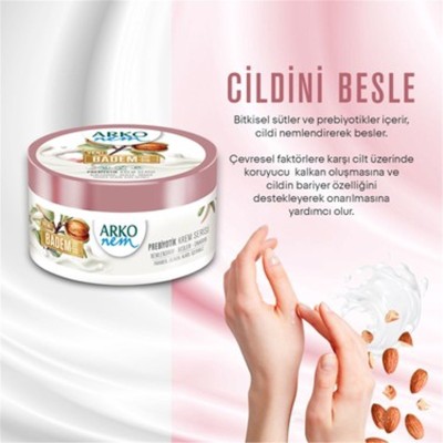 Arko Nem Krem Prebiyotik Badem Sütü 250 ml