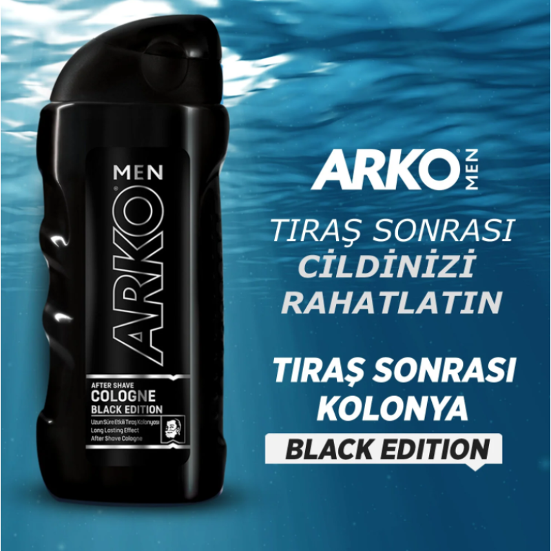 Arko Tıraş Kolonyası 200 ml Black Arko Tıraş Kolonyası 200 ml Black