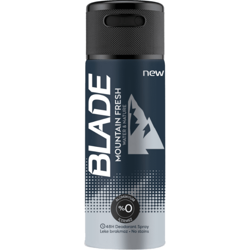 Blade Mountain Fresh Erkek Deodorant 150 ml Blade Mountain Fresh Erkek Deodorant 150 ml