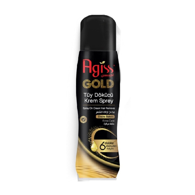 Agiss Gold Tüy Dökücü Krem Sprey Gazsız 175 ml