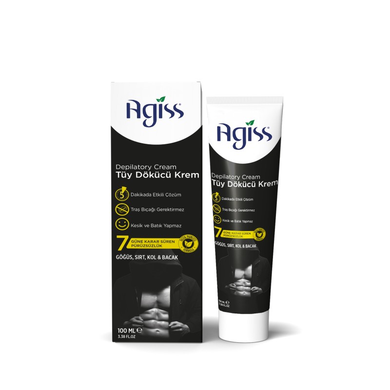 Agiss Tüy Dökücü Krem Erkekler İçin 100 ml