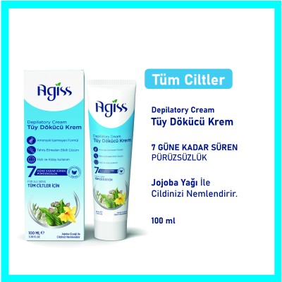 Agiss Tüy Dökücü Krem Tüm Ciltler İçin 100 ml