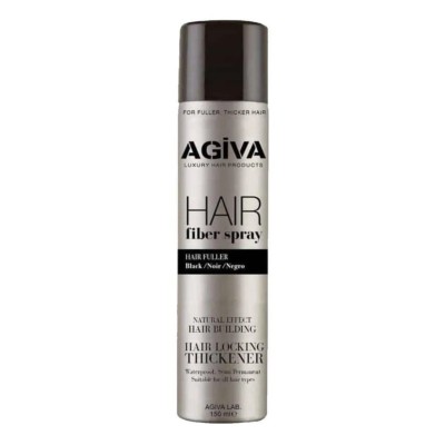 Agiva Hair Fiber Sprey Siyah Saç Dolgunlaştırıcı 150 ml