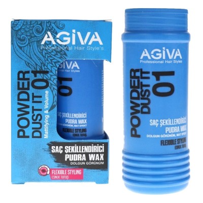 Agiva Saç Şekillendirici Wax 01 Mavi 20gr Esnek Tutuş