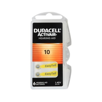 Duracell Activair 10 İşitme Cihazı Pili 6lı Blister