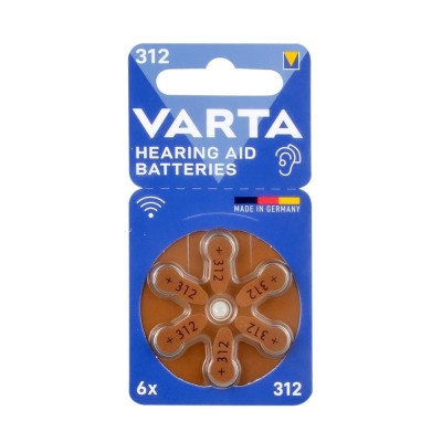 Varta İşitme Cihazı Pili 312 No 6'lı Blister