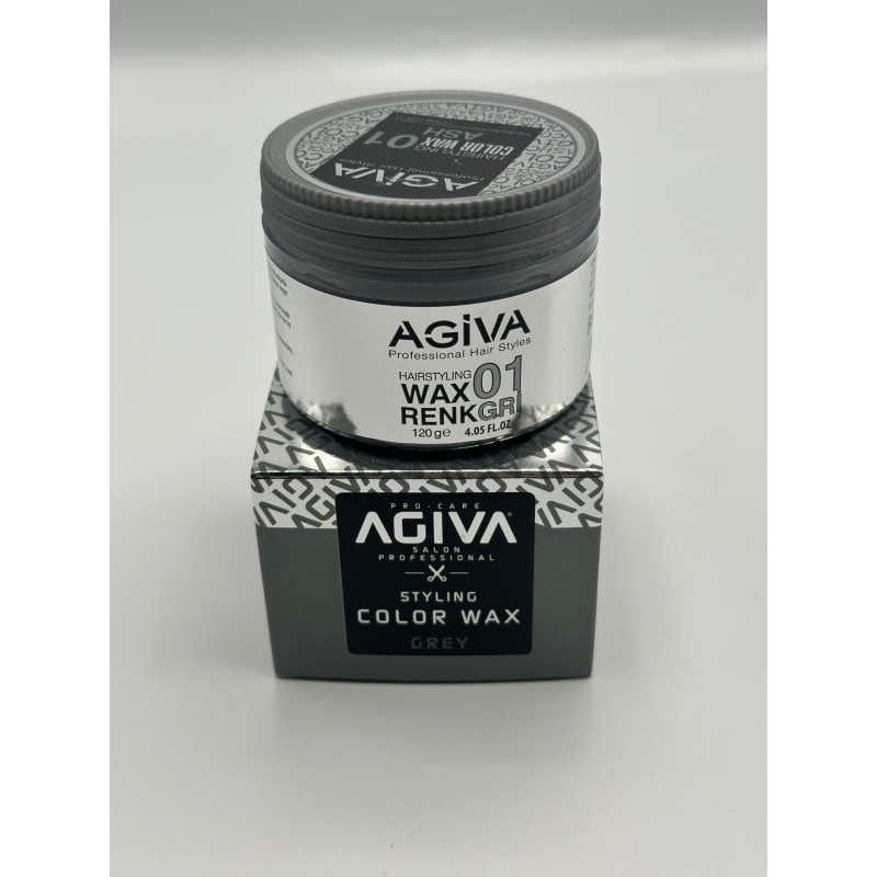Agiva Color Renkli Wax 120 Gr 01 Gri