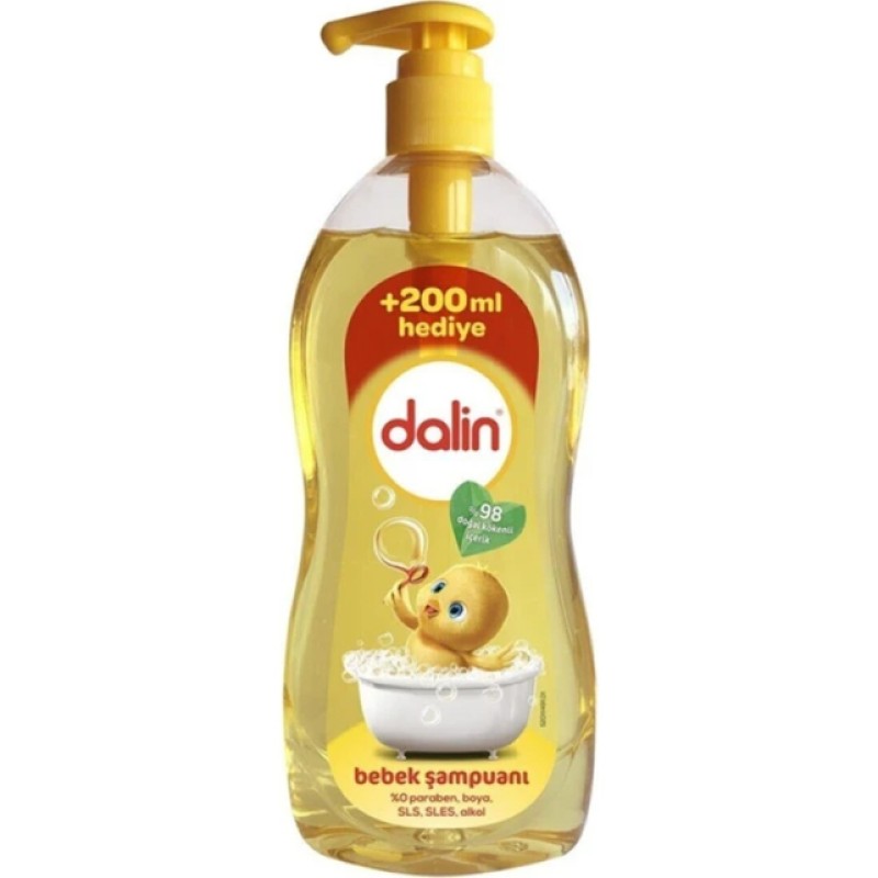 Dalin Bebek Şampuanı 900 ml Göz Yakmayan Büyük Boy Şampuan Dalin Bebek Şampuanı 900 ml Göz Yakmayan Büyük Boy Şampuan