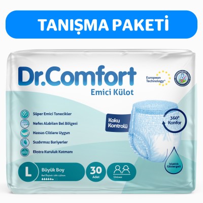 Dr. Comfort Emici Külot Büyük Boy L 30'lu Hasta Bezi