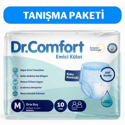 Dr. Comfort Emici Külot Medium 10'lu Yüksek Emici Orta Beden Hasta Bezi