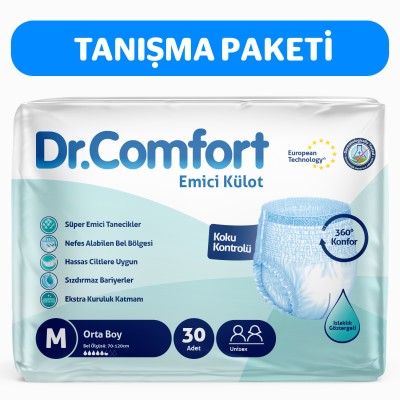 Dr. Comfort Emici Külot Orta Boy M 30'lu Hasta Bezi
