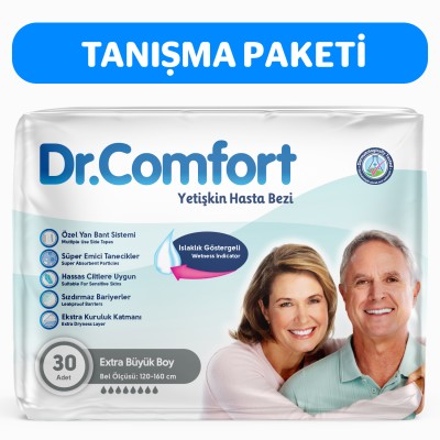 Dr. Comfort Yetişkin Hasta Bezi X-Large Beden 30’lu Paket 