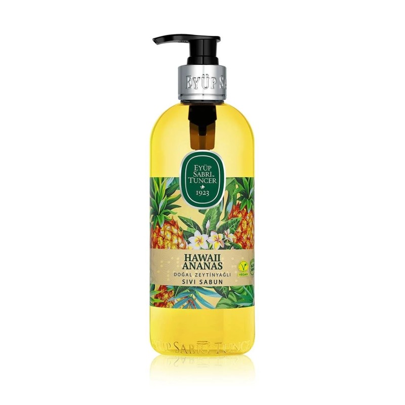 Eyüp Sabri Tuncer Hawaii Ananas Doğal Zeytinyağlı Sıvı Sabun 500 ml Eyüp Sabri Tuncer Hawaii Ananas Doğal Zeytinyağlı Sıvı Sabun 500 ml