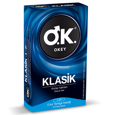 OKEY Klasik 10'lu Prezervatif