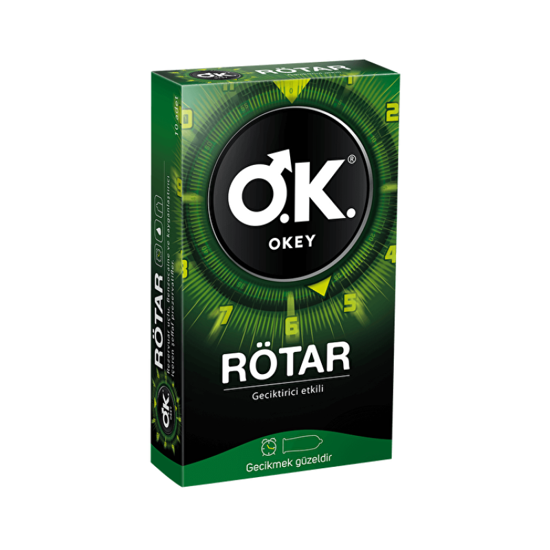 OKEY Rötar 10'lu Prezervatif OKEY Rötar 10'lu Prezervatif