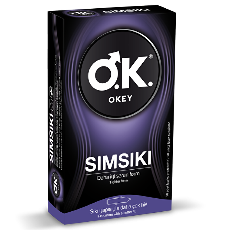 OKEY Sımsıkı 10'lu Prezervatif OKEY Sımsıkı 10'lu Prezervatif