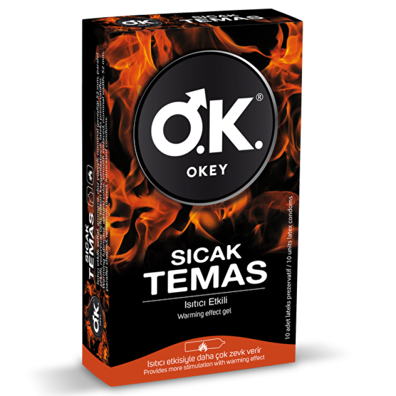 OKEY Sıcak Temas 10'lu Prezervatif