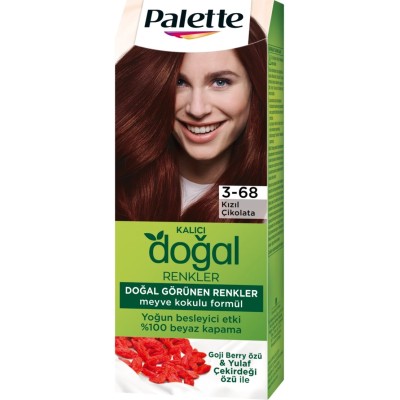Palette Natural Colors 3-68 Kızıl Çikolata Saç Boyası