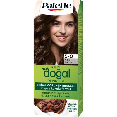 Palette Natural Colors 5-0 Açık Kahve Saç Boyası