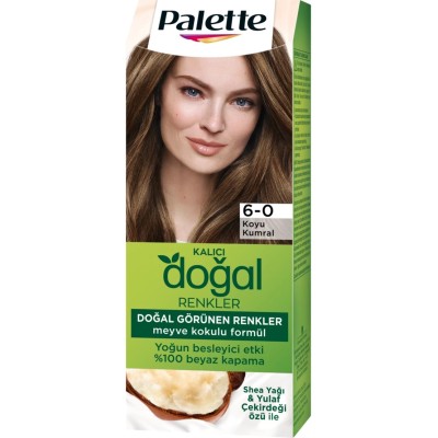 Palette Natural Colors 6-0 Koyu Kumral Saç Boyası