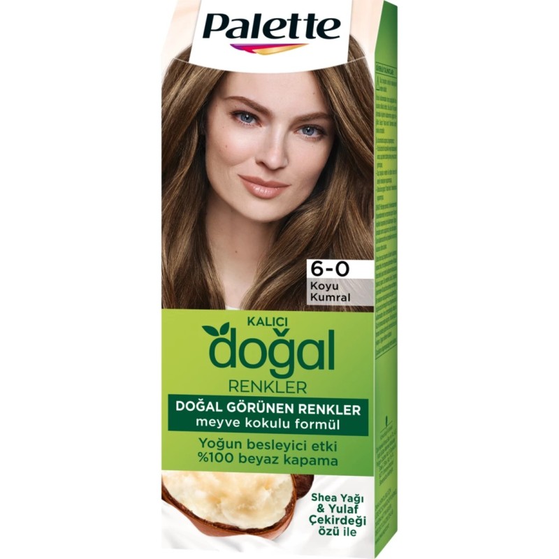 Palette Natural Colors 6-0 Koyu Kumral Saç Boyası Palette Natural Colors 6-0 Koyu Kumral Saç Boyası