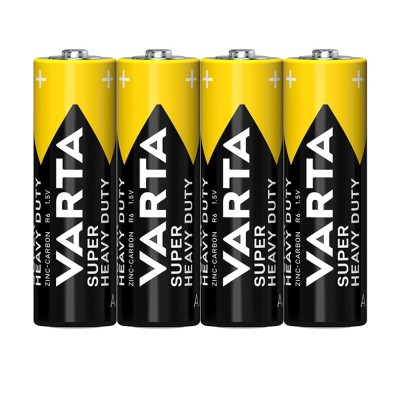 Varta AA Kalın Kalem Pil 4’lü Çinko Karbon