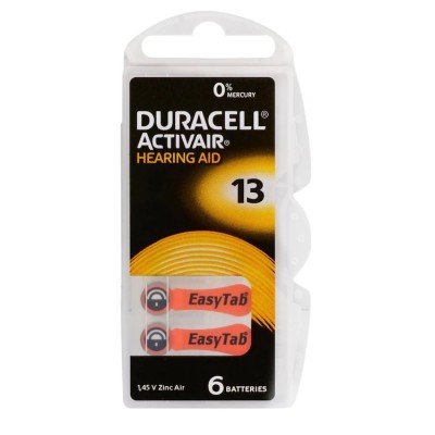 Duracell Activair 13 İşitme Cihazı Pili 60 Adet