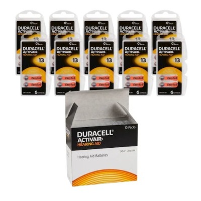Duracell Activair 13 İşitme Cihazı Pili 60 Adet