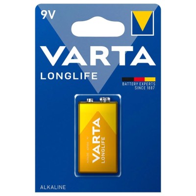 Varta 9V LongLife Pil Alkalin