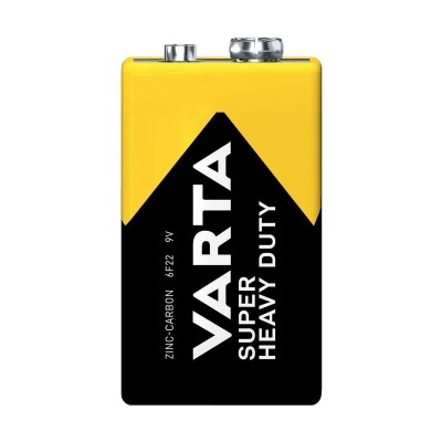 Varta 9V Çinko Karbon Pil