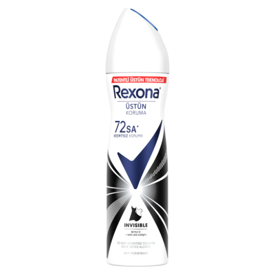 Rexona Invisible Black + White Kadın Deodorant 150 ml