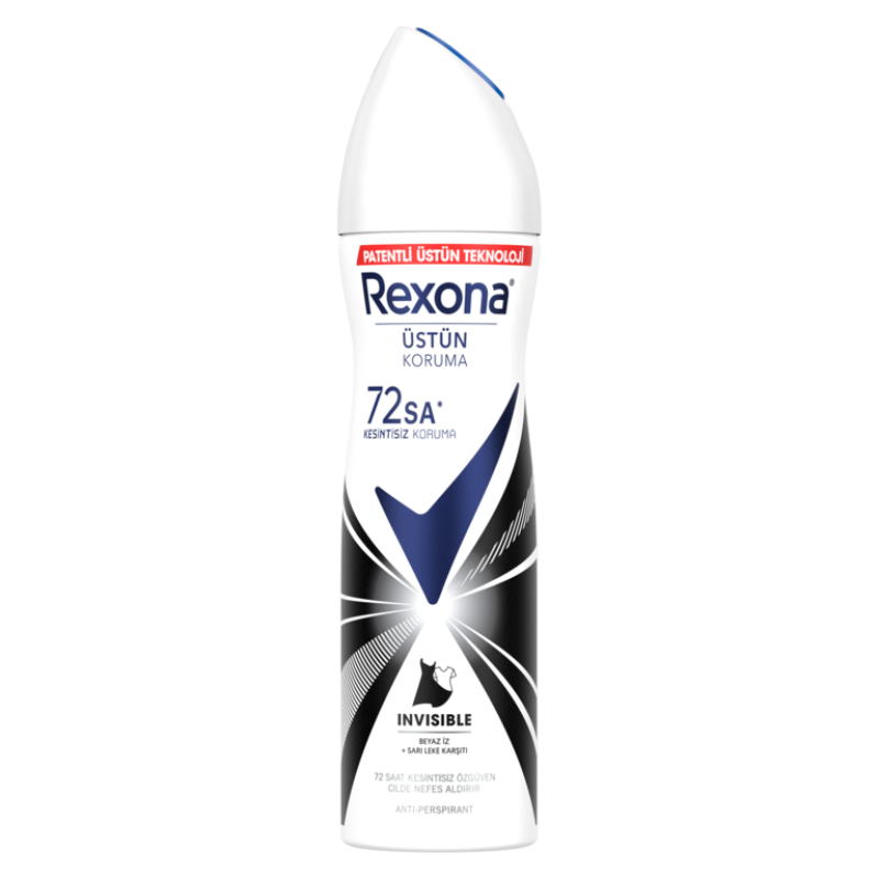 Rexona Invisible Black + White Kadın Deodorant 150 ml