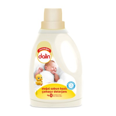 Dalin Bebek Çamaşır Deterjanı 1500 ml Hipoalerjenik ve Doğal Sabun Bazlı