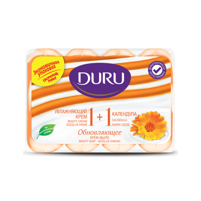 Duru 1+1 Kalendula Güzellik Sabunu Yatıştırıcı ve Doğal Cilt Temizliği