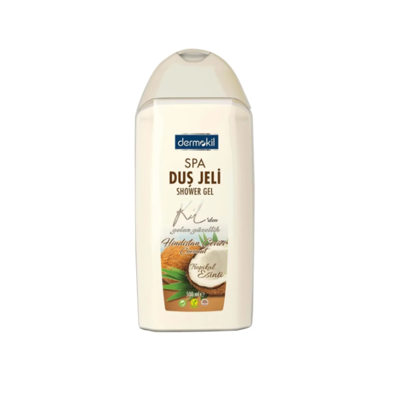 Dermokil Duş Jeli Hindistan Cevizi 500 ml Nemlendirici & Besleyici Bakım