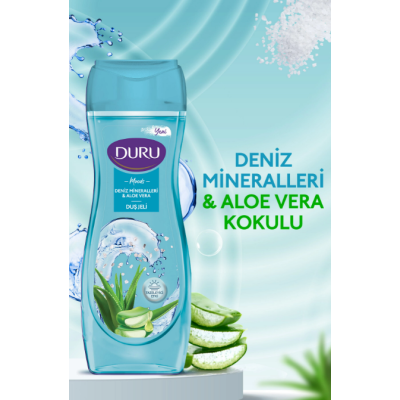 Duru Duş Jeli 450 ml Deniz Mineralli & Aloe Vera