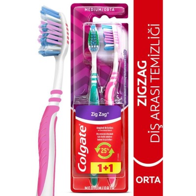 Colgate Zigzag Diş Fırçası 1+1 – Etkili Ağız Temizliği