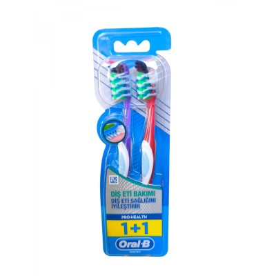 Oral-B Pro-Health 1+1 Diş Fırçası – Gelişmiş Diş ve Diş Eti Koruması