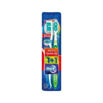 Oral-B Cavity Defence 1+1 Diş Fırçası Diş Eti Temizliği ve Çürük Koruma