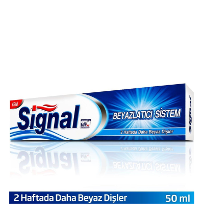 Signal Diş Macunu 50 ml Beyazlatıcı Kompakt ve Etkili Temizlik